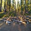 Summit Lake Campgrounds' outdoor amphitheater.