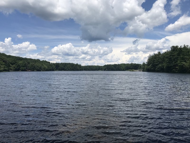 Lake Wintergreen from its southern tip.