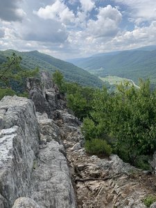 Seneca Rocks Trail Map Seneca Rocks Trail #563 Hiking Trail, Franklin, West Virginia