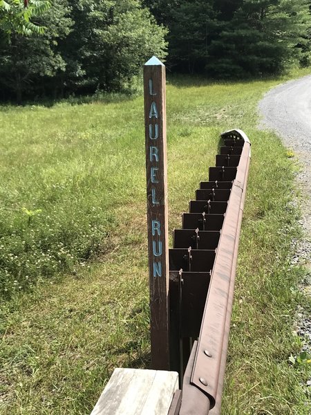 Laurel Run sign post