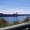 Far few of the GWB and Hudson River from the height of the trail.