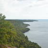 Lake Superior shoreline looking east.