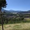 Looking south towards Breckenridge from the top of the Flume Trail.