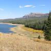 Stillwater Reservoir and Flat Top Mountain from the Bear River Trail.