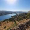 Fantastic view to Lake Eymir from on Nefes Nefese İniş Rotası (trail).