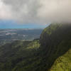 View from the top of Mt. Olympus overlooking Waimanalo.