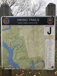 Paint Creek Trail Parking North Loop: Paint Creek Trail Hiking Trail, Greenfield, Ohio