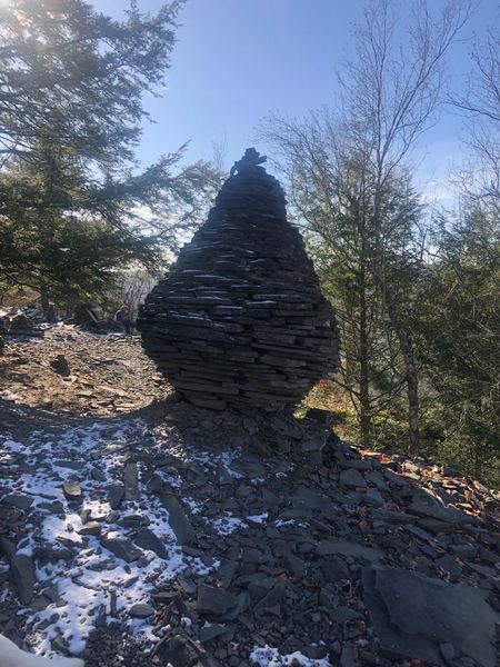 Stone cairn