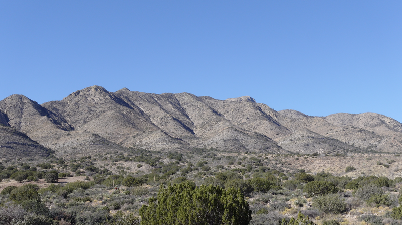 View of Cooke's Peak from drive in.