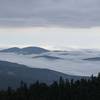 Mt Moriah summit, sea of clouds.