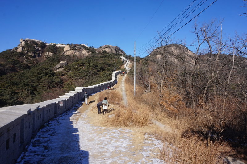 Seoul City Wall Trail on Inwangsan Mountain