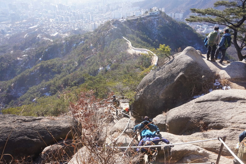 Seoul City Wall Trail on Inwangsan Mountain