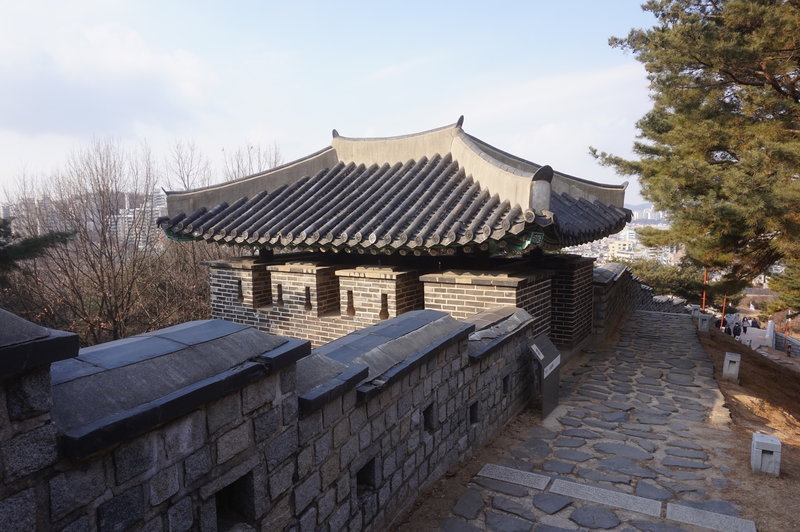 Hwaseong Fortress Loop at the Western Artillery Pavilion.