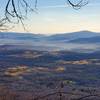 View into Shenandoah Valley from the ridge.