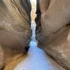 One of many slot canyons on the Bull Valley Gorge trail