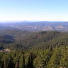 View west from Lookout Mountain summit.