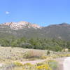 Gardner Peak (right) from trailhead (09-26-2011)