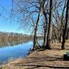 Picnic area along the Potomac River