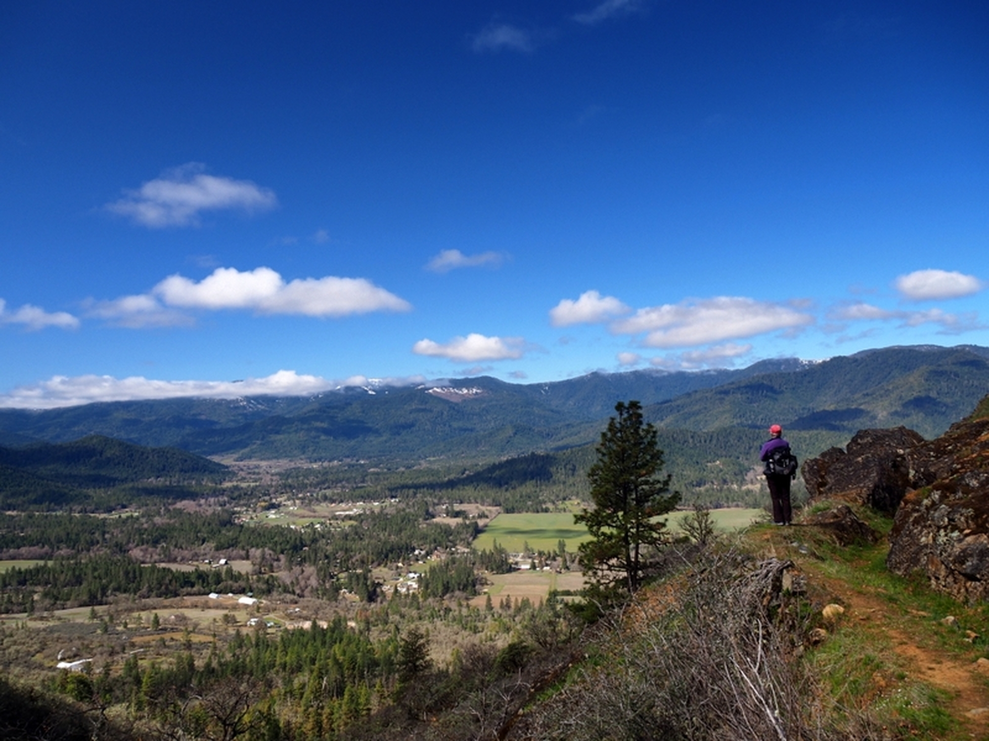 View Of The Williams Valley From The Chinese Wall 