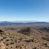 Eastward view from the Amargosa Range on the way to Mount Perry.