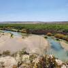 Overlooking the Rio Grande from the top of Boquillas Canyon Trail.