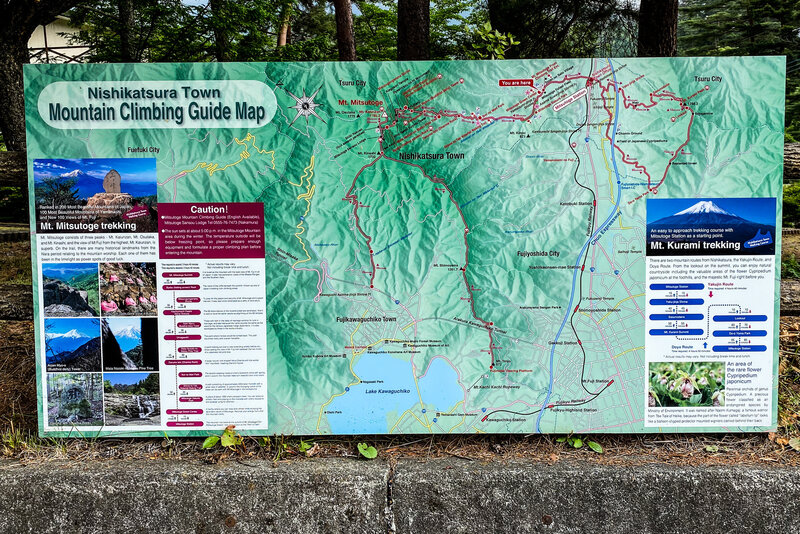 A map of the trail.
