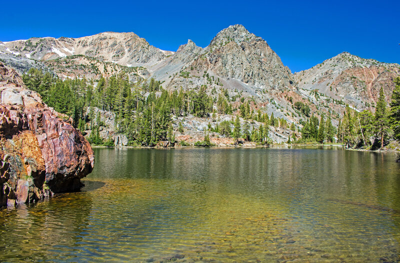 Nutter Lake is incredibly beautiful, but it is ignored, because it is much smaller than famous nearby East and Green Lakes.