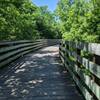 Boardwalk section of Root River - Oak Leaf Trail
