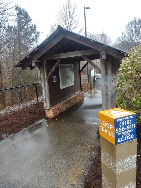 Information Booth with Trail Map
