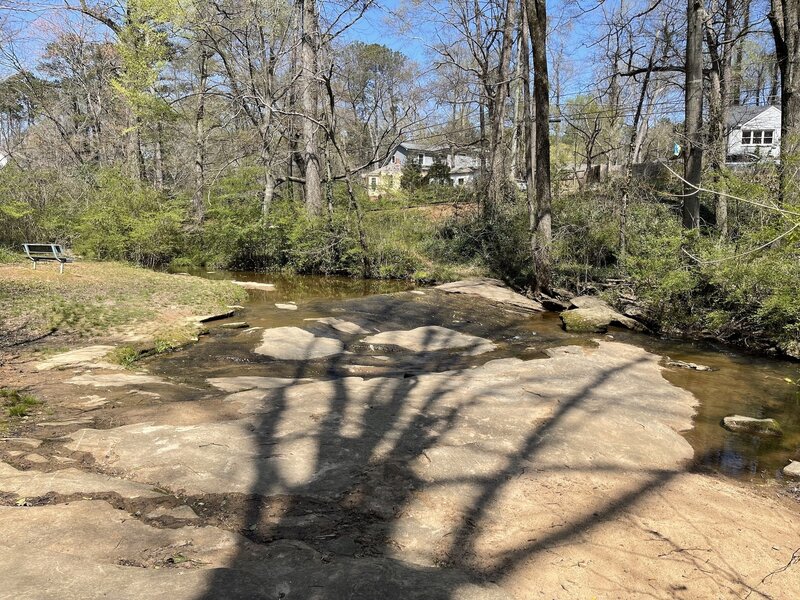 Access to Shoal Creek near the trailhead (next to the playground)