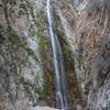 Cascading down around 100', Bonita Falls marks the climax of the hike into the canyons of the San Gabriel Mountains.