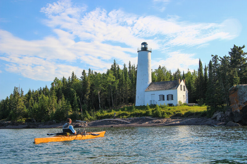 Rock Harbor Lighthouse and Edisen Fishery, Isle Royale, Michigan