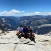 Half Dome and Yosemite Valley from the top of Cloud's Rest.
