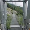 Nant Bordon Suspension bridge - Nant = torrent.  Bordon = name of the family who owned a mill lower on the slopes