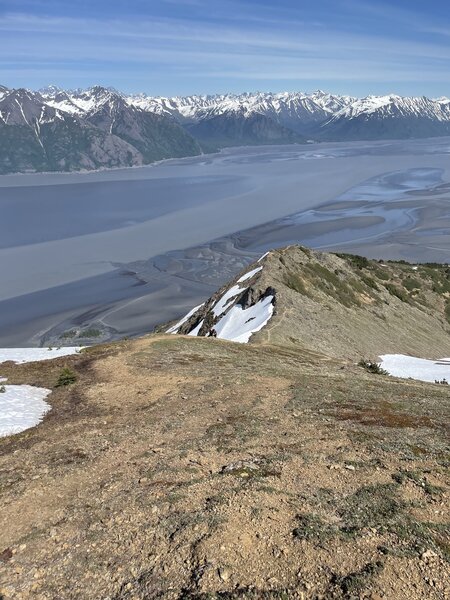 Looking over Cook Inlet just outside of Hope during low tide.