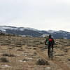 The snowpack comes and goes in the Outlaw area, allowing you to ride pretty much year round.