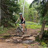 Most of the technical aspects of Mason Creek Trail are a few stream crossings. Easily doable for intermediate riders.