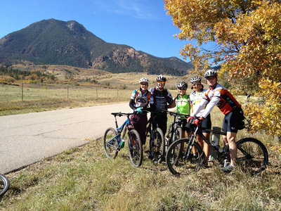 USAFA Falcon Trail Mountain Bike Trail, Air Force Academy, Colorado