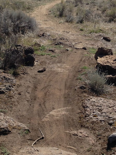 Fun lava rock sections