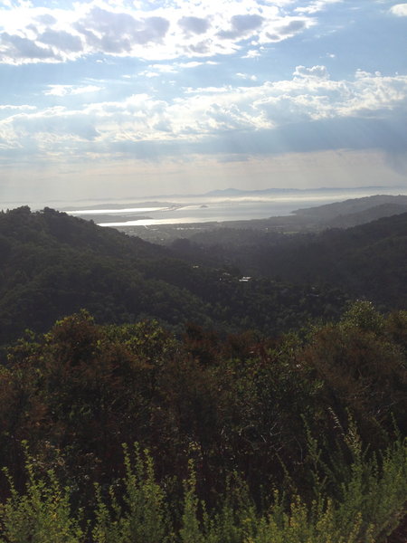 Great Views of the bay, SF, the Ocean along the way.