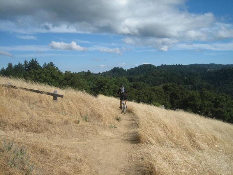 Riding through ridges