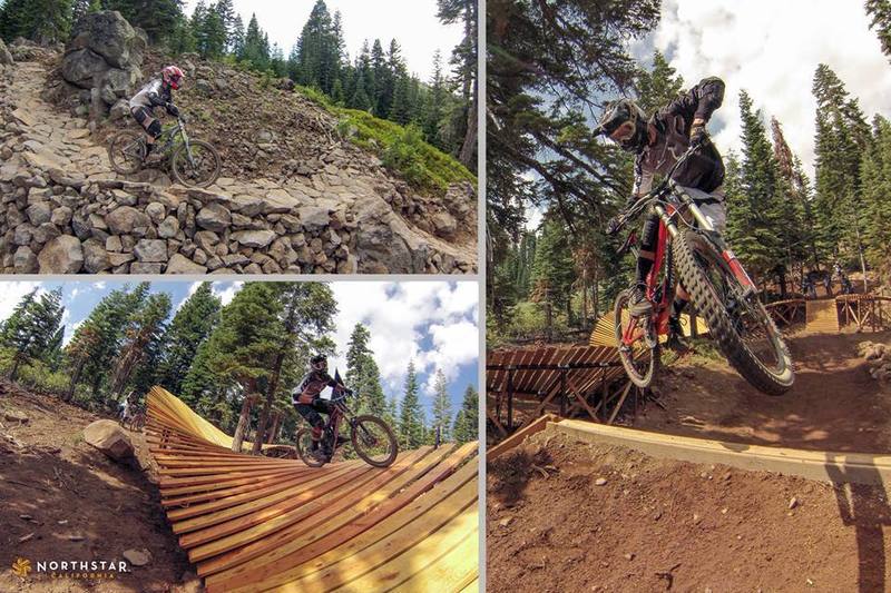 GoPro feature and the rock trail below