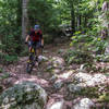 Tulepo Trail technical section