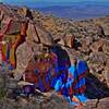 Another view of murals from a distance