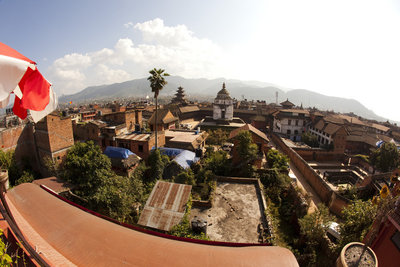 The ancient city of Bhaktapur, also a UNESCO World Heritage site.