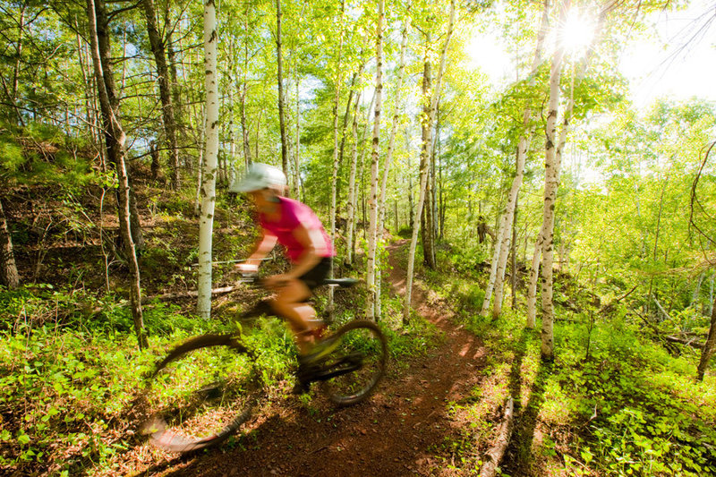 Manuel Drive Mountain Bike Trail, Crosby, Minnesota