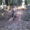 A small "bridge" on the Mainline provides fun for all ages.