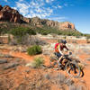 A little stretch of singletrack in the Bell Rock area.