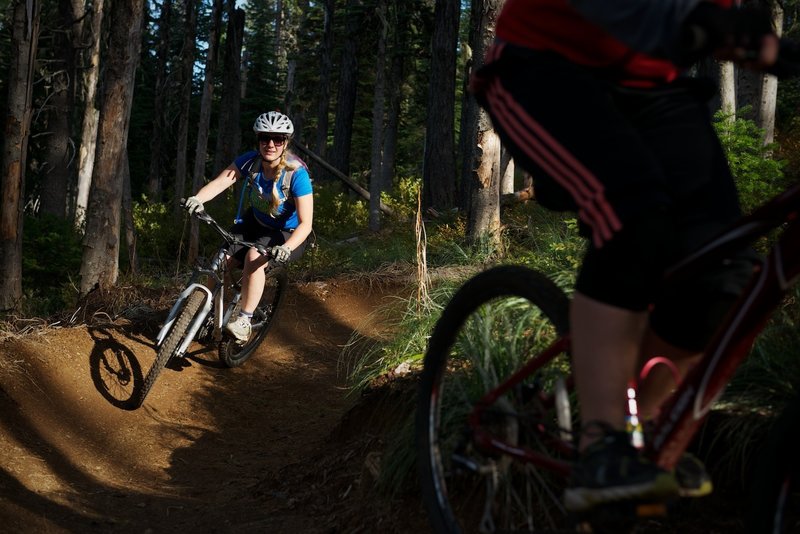 Tacky berms on Mount Spokane.