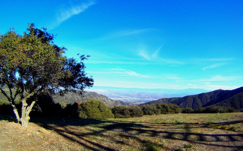 Looking east from the dome over Riverside County.